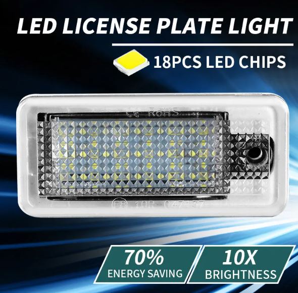 AUDI A3, A4, A5, A6, A8, Q7 LED numerio apšvietimas