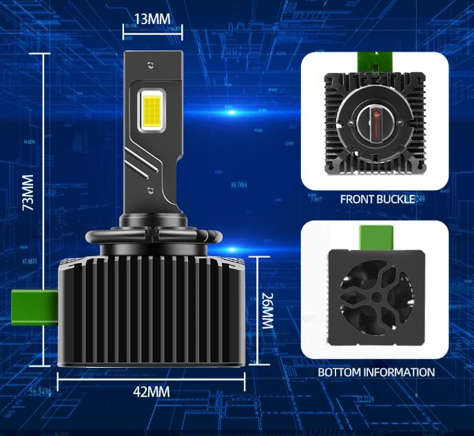 LED D3S/D8S Lumen5570 110W +700% 