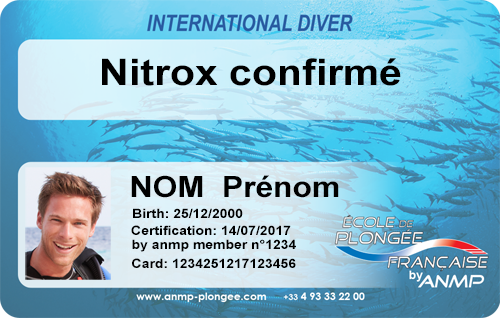 Formation Nitrox Confirmé