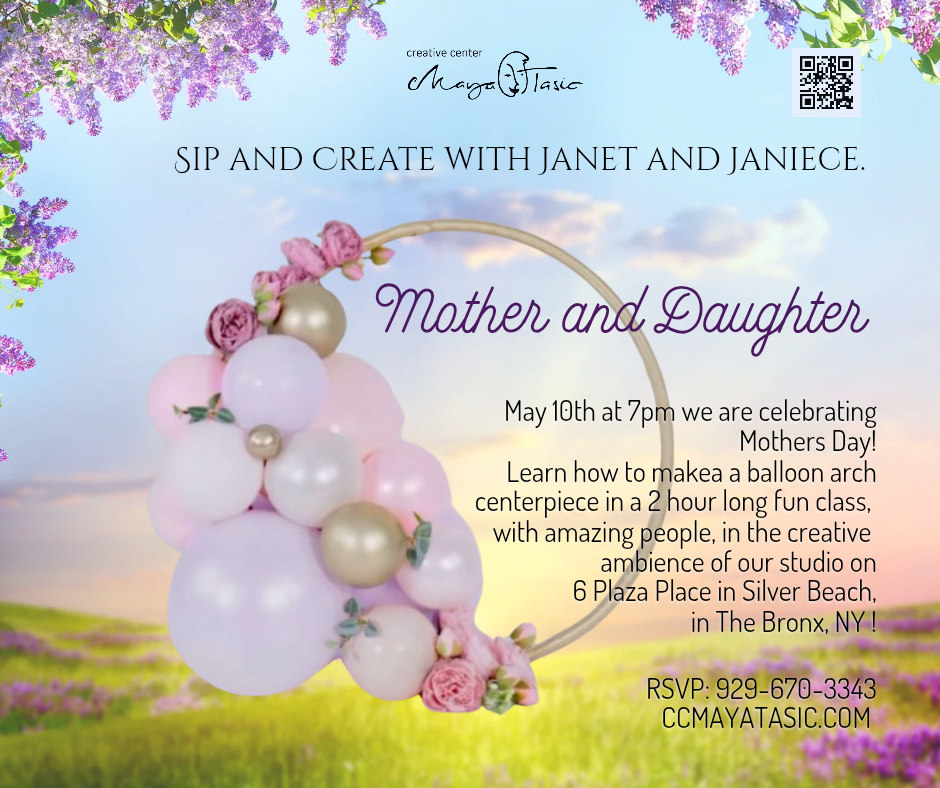 Sip and Create class with Janet and Jeanice
