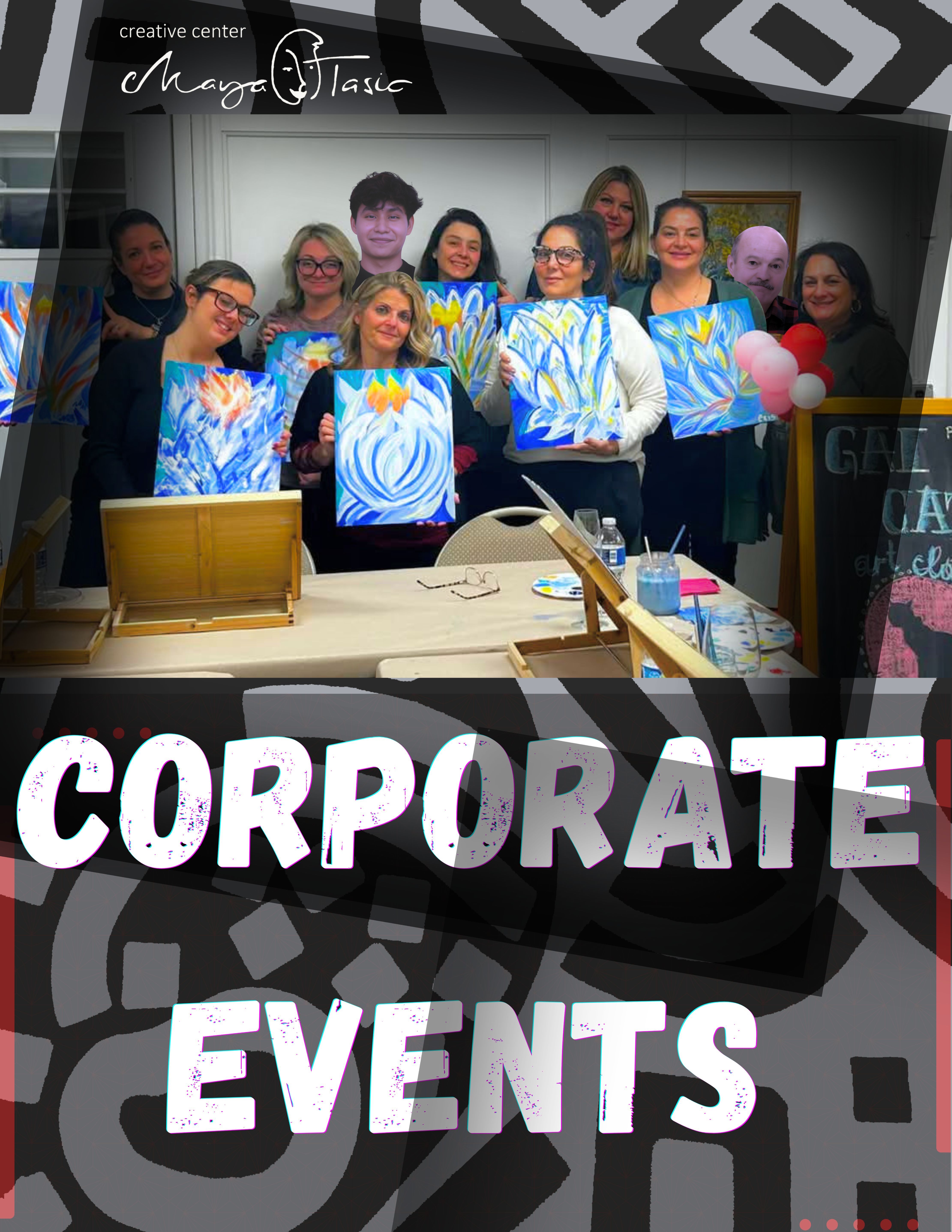 Corporate Painting Workshop- groups between 10 and 15
