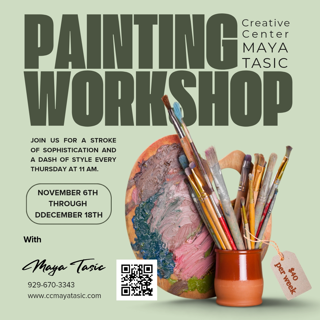 Painting Workshop- art class for adults and seniors