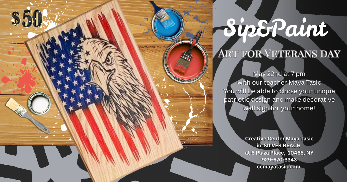 Sip and Paint- Veterans Day