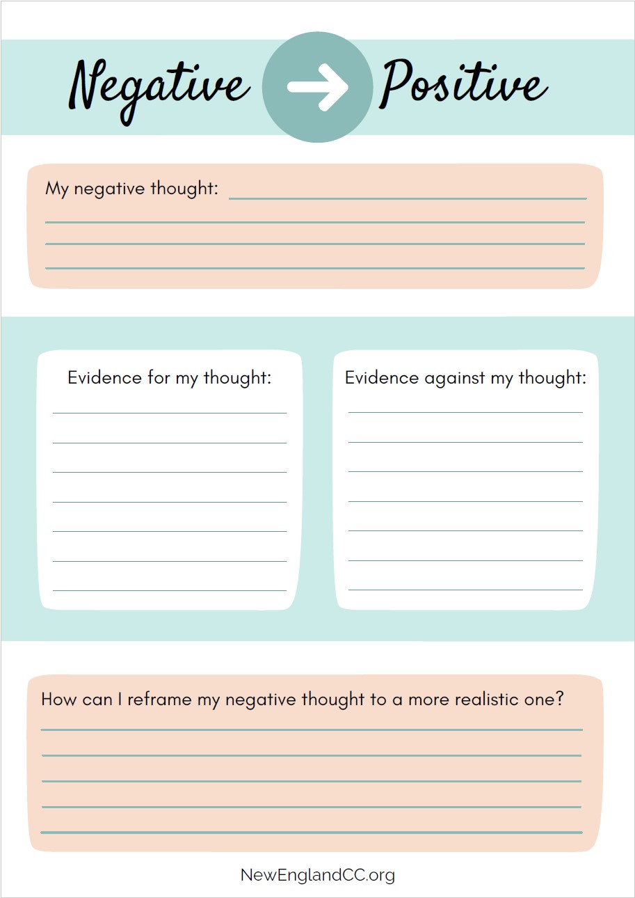 Thought Reframing Worksheet