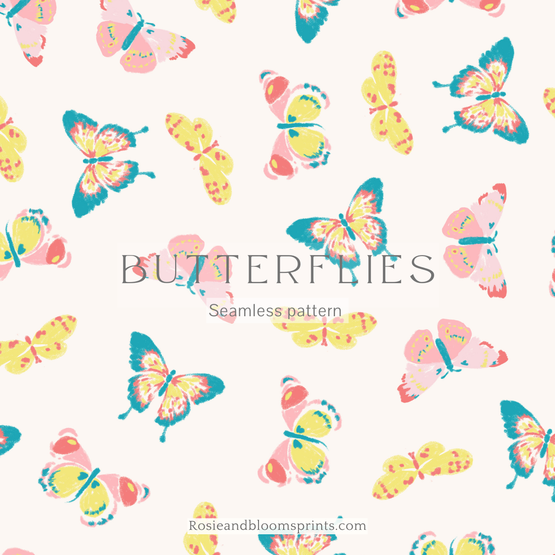 Butterflies Seamless Pattern-226