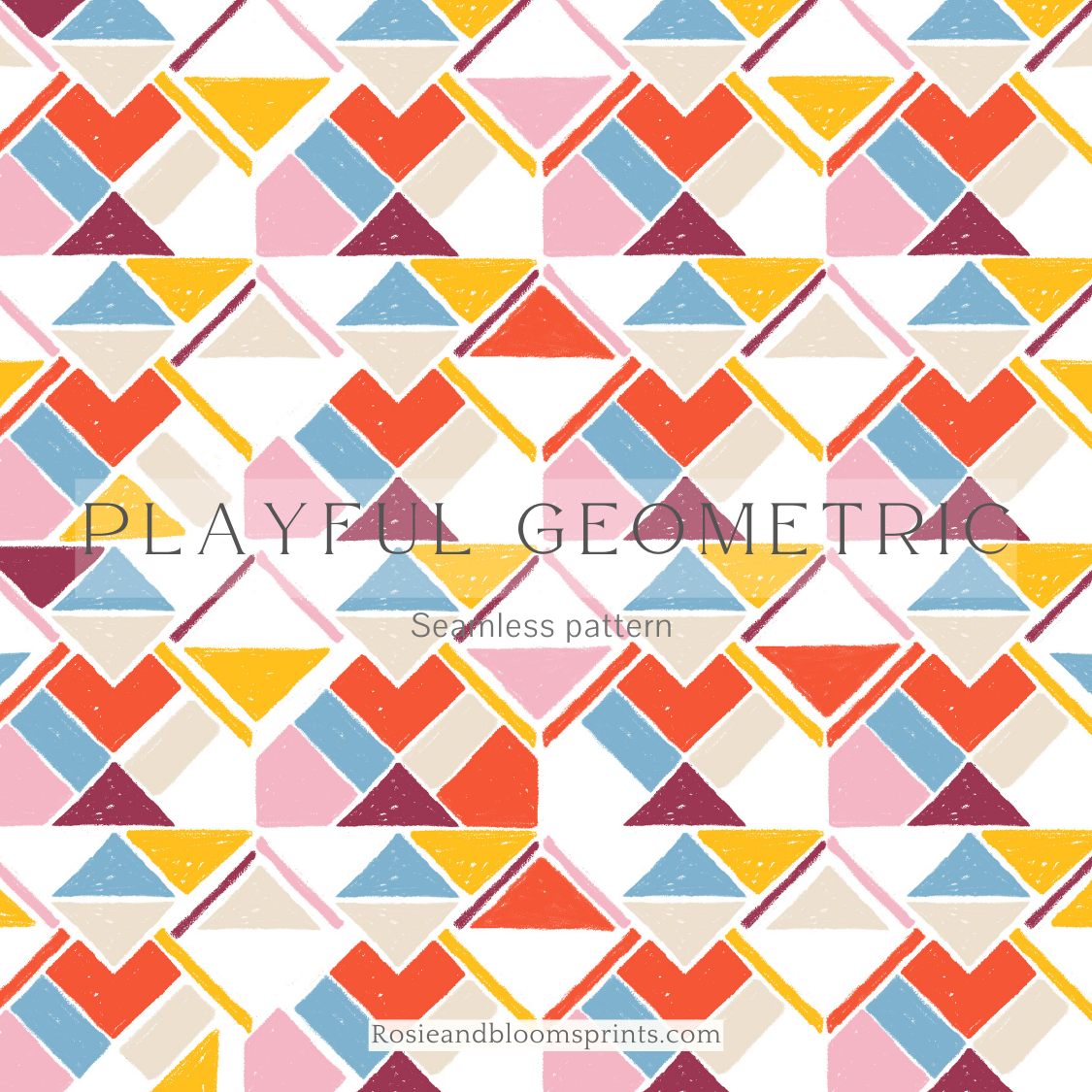 Playful Geometry Seamless Pattern-230