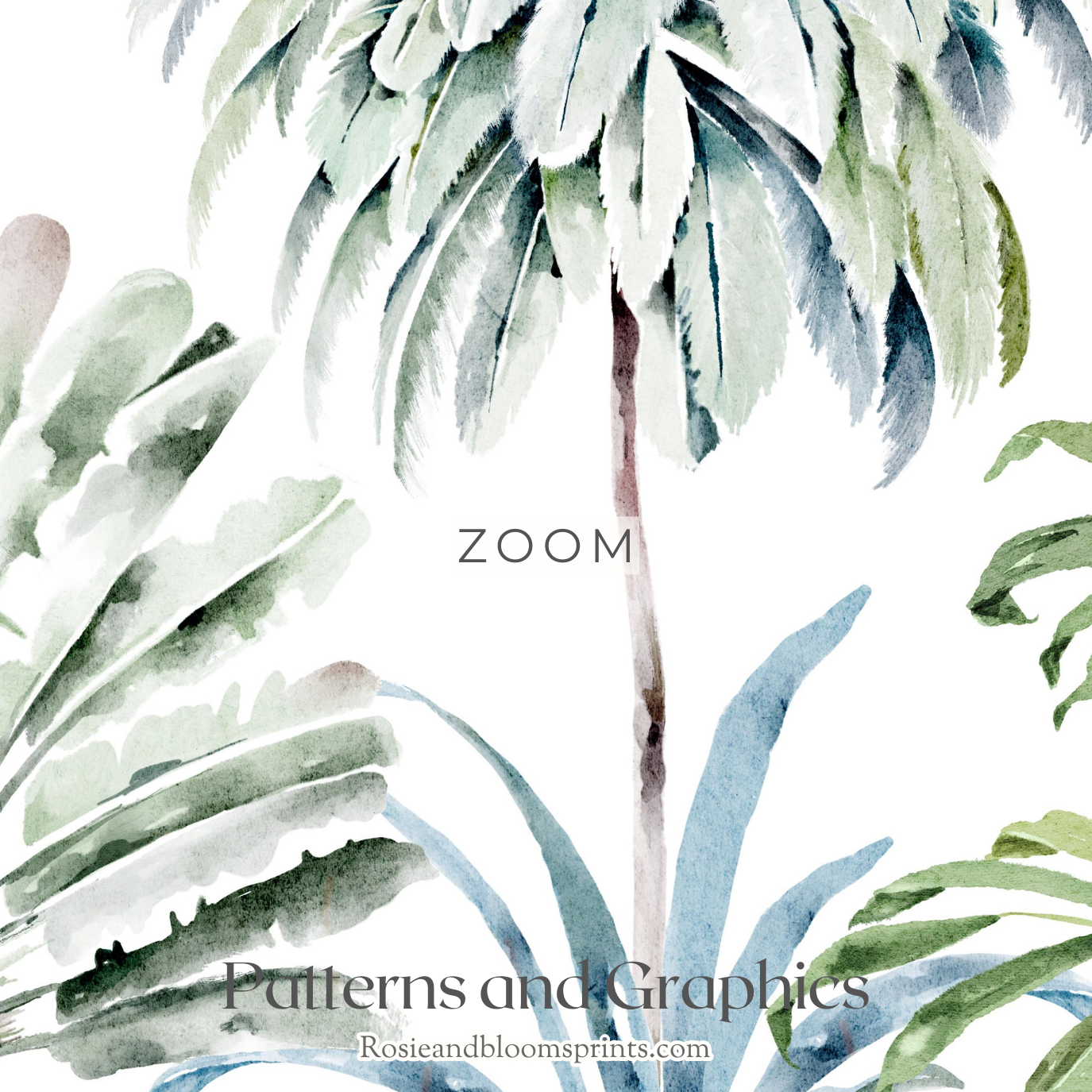 Tropical Paradise Seamless Pattern (Signature Print)