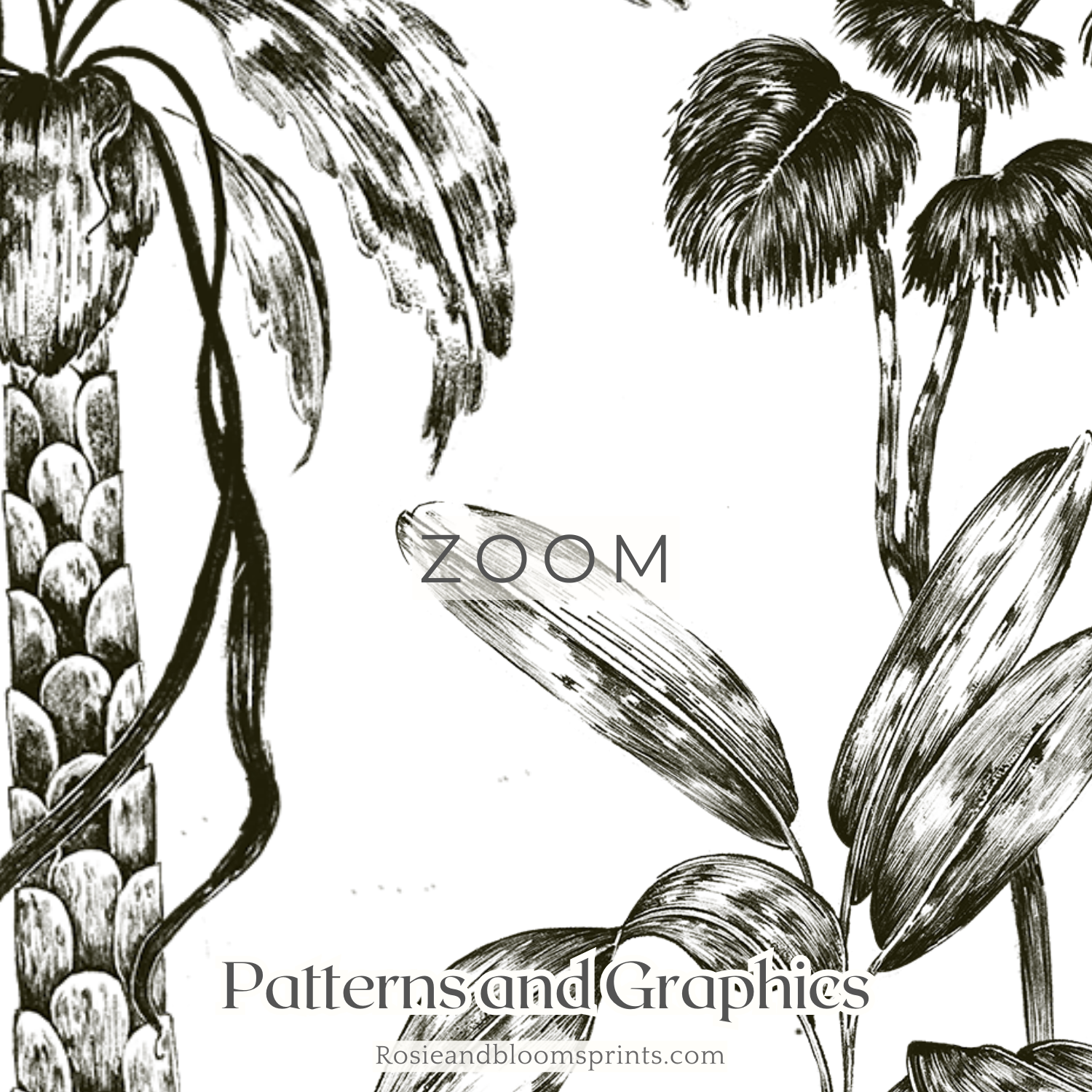Sketched Tropical Seamless Pattern 