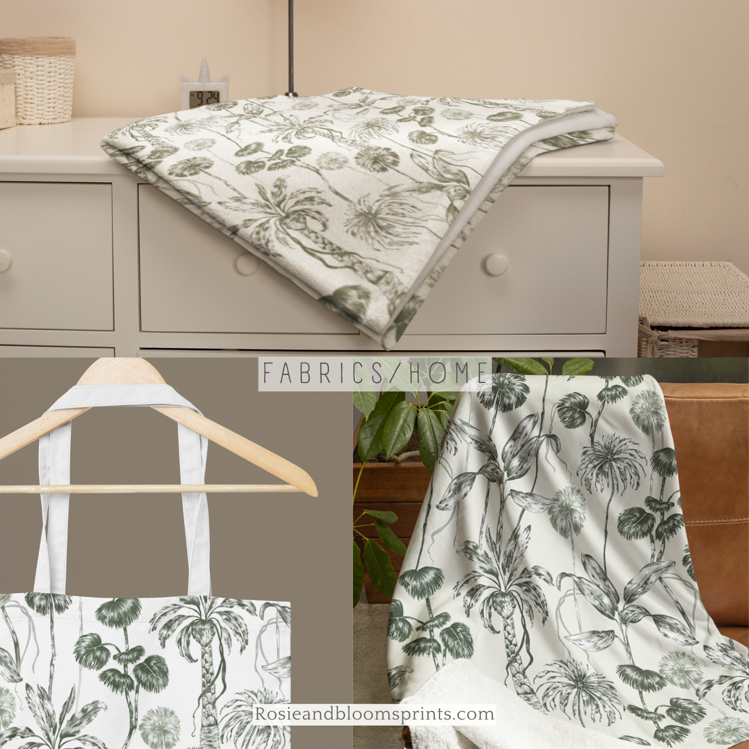 Sketched Tropical Seamless Pattern 