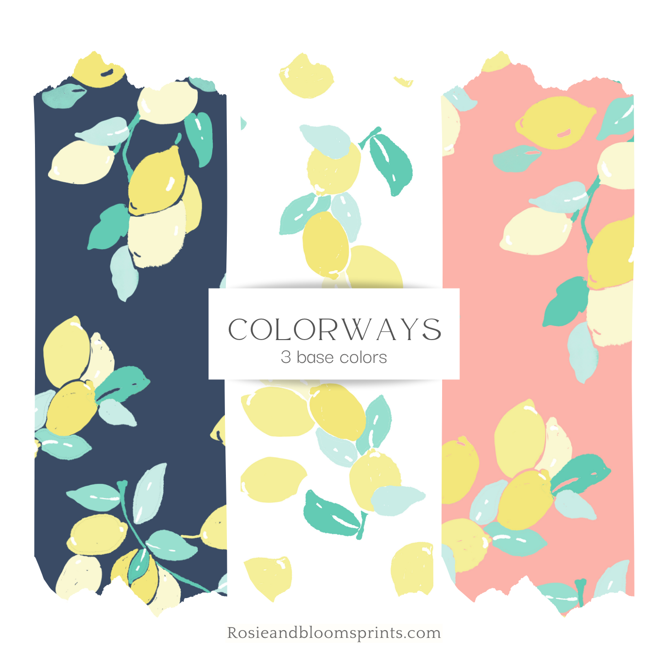 Lemons Seamless Pattern-125