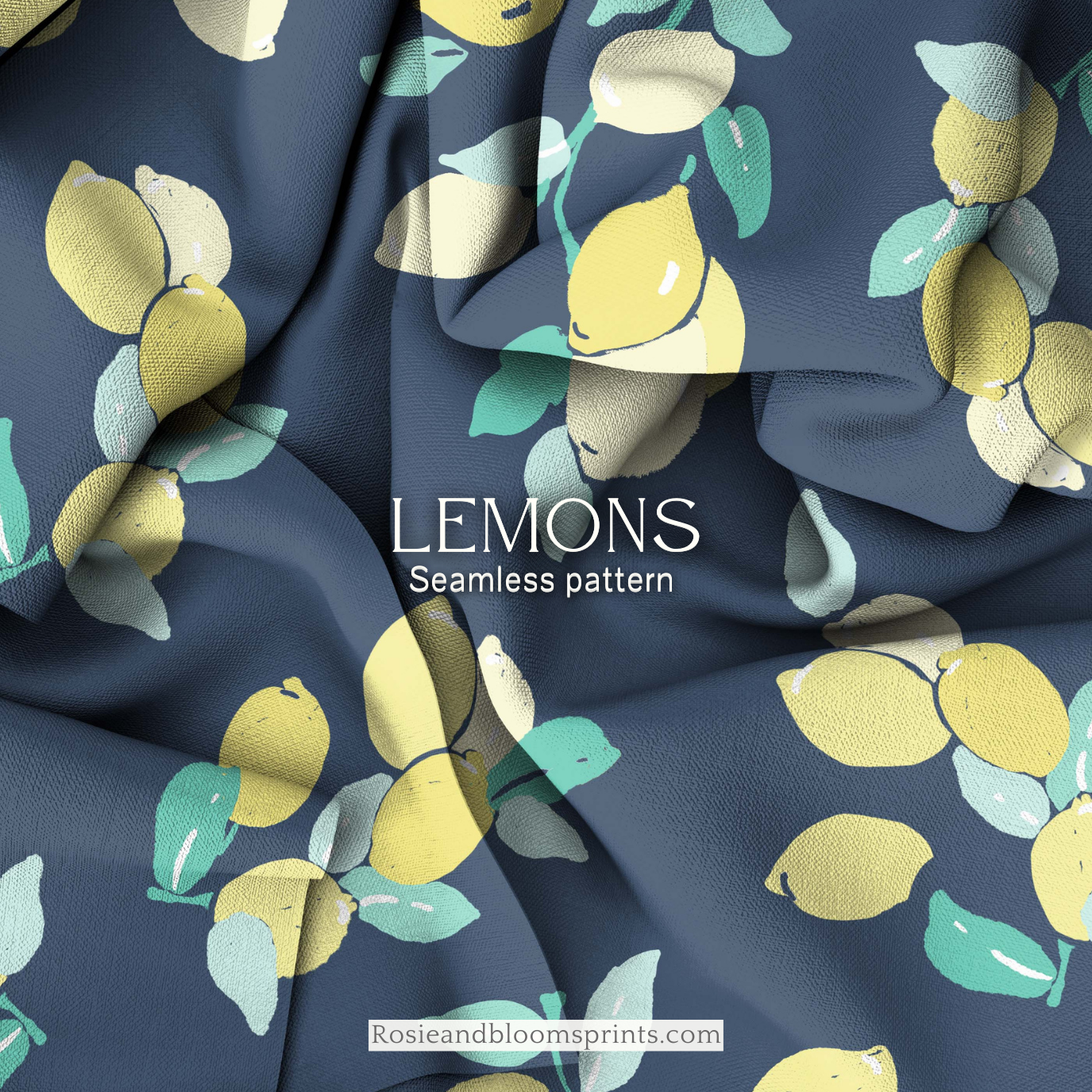 Lemons Seamless Pattern-125