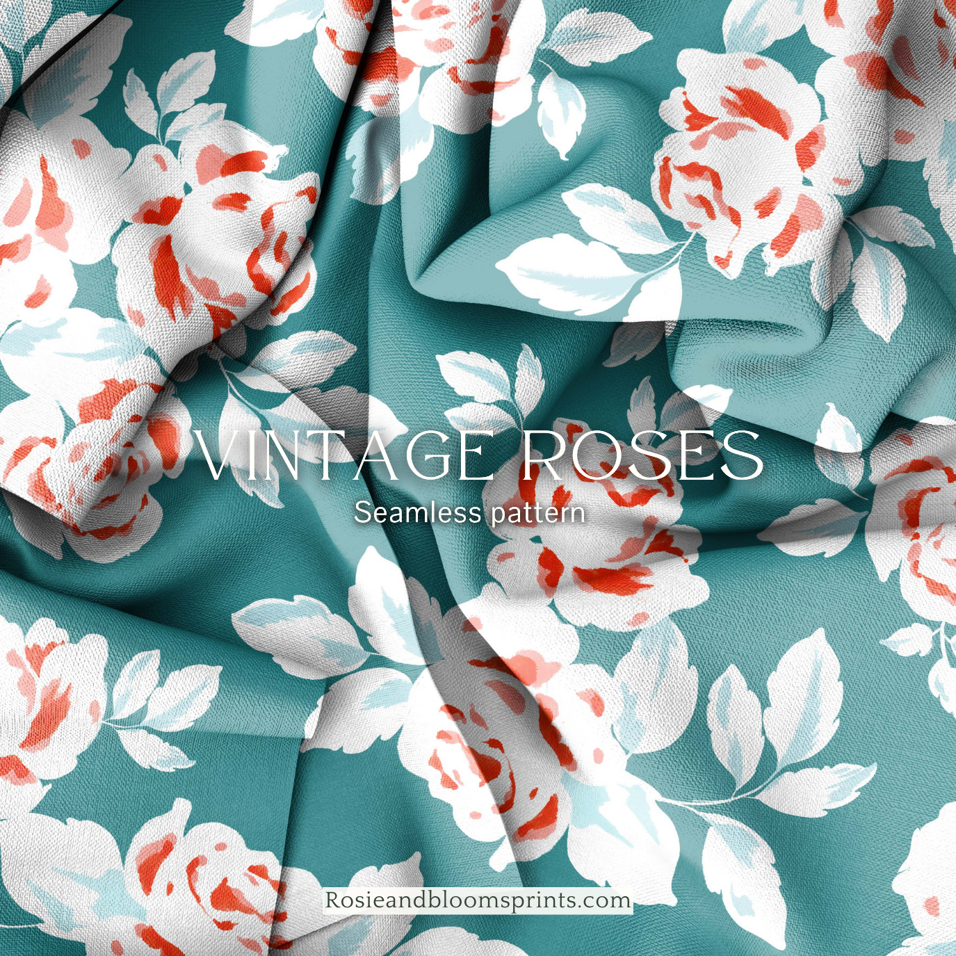 Vintage Roses Seamless Pattern-152