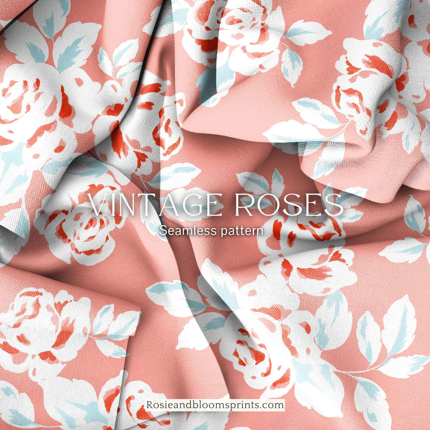 Vintage Roses Seamless Pattern-152