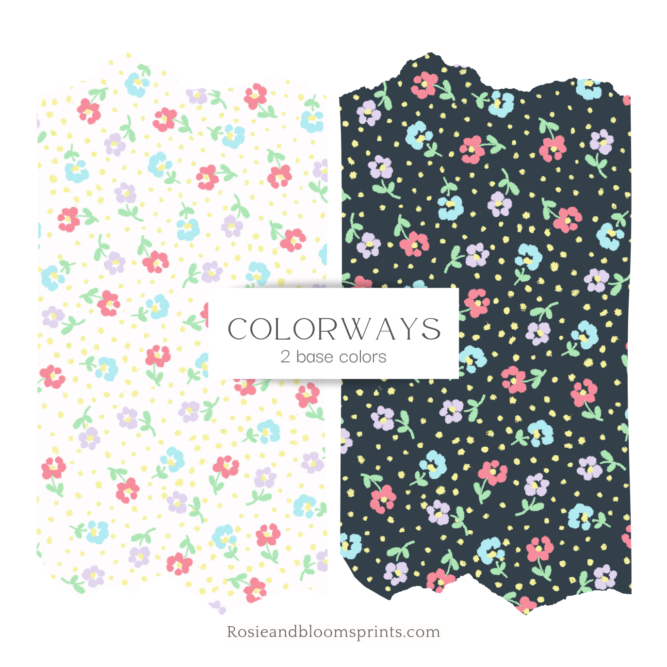 Sweet Ditsy Seamless Pattern-176