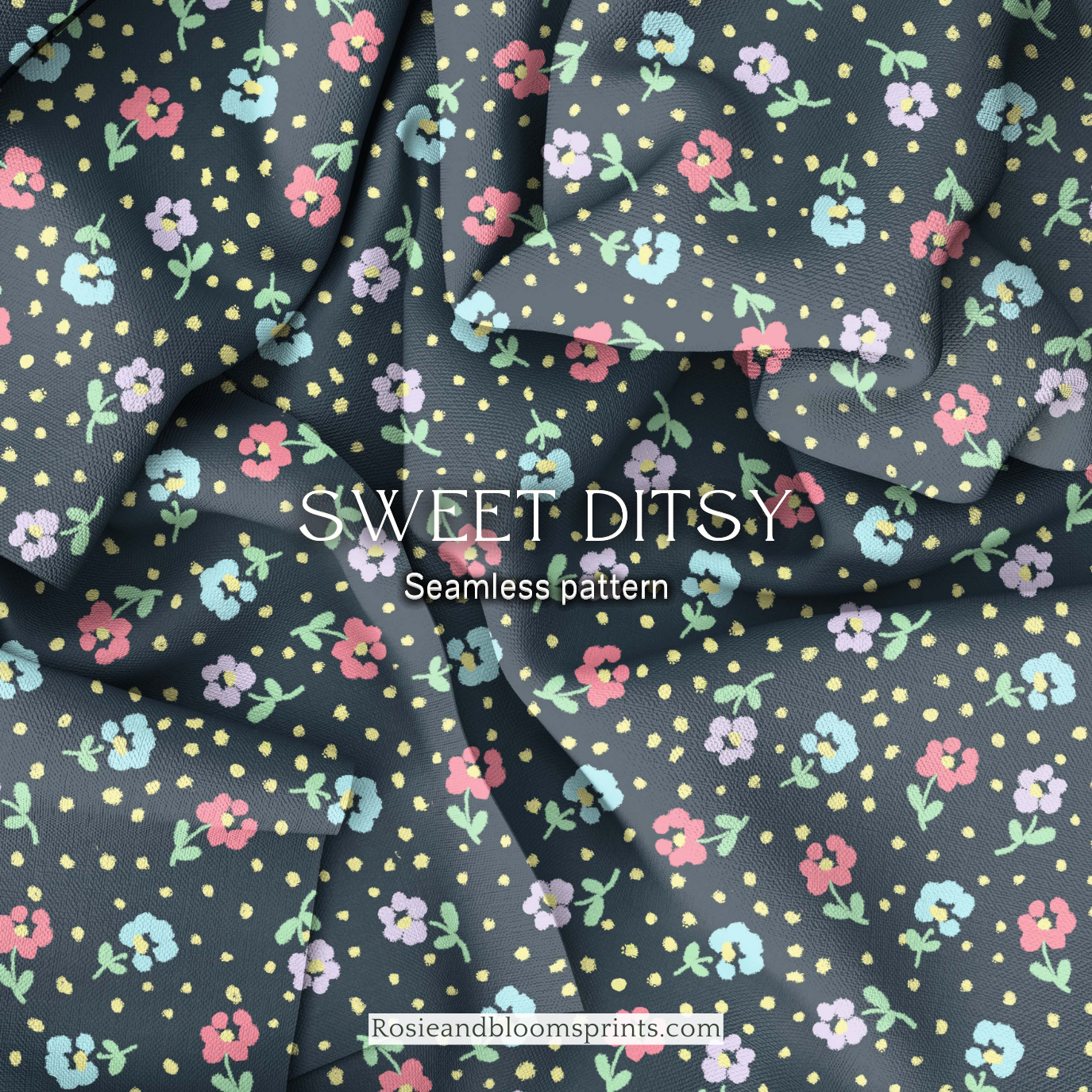 Sweet Ditsy Seamless Pattern-176