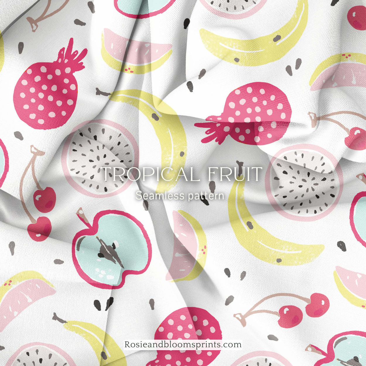 Tropical Fruit Seamless Pattern-131