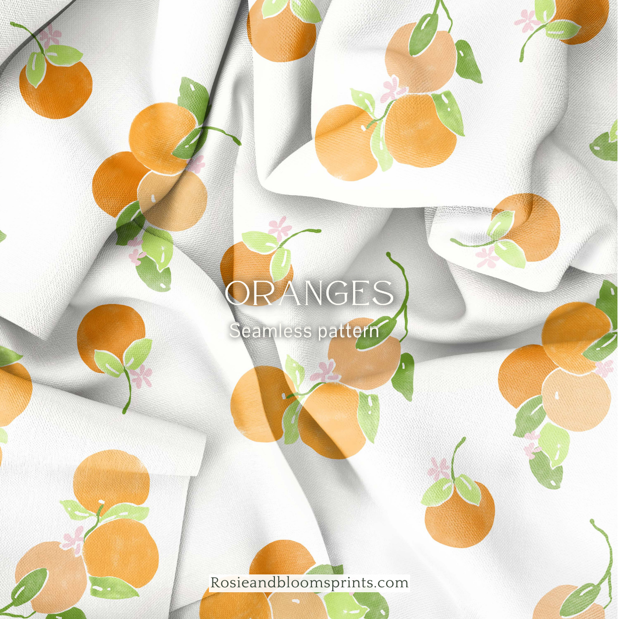 Oranges Seamless Pattern-123