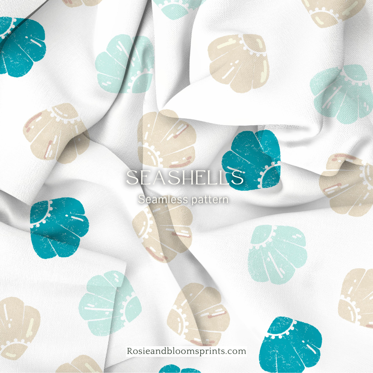 Seashells Seamless Pattern-86