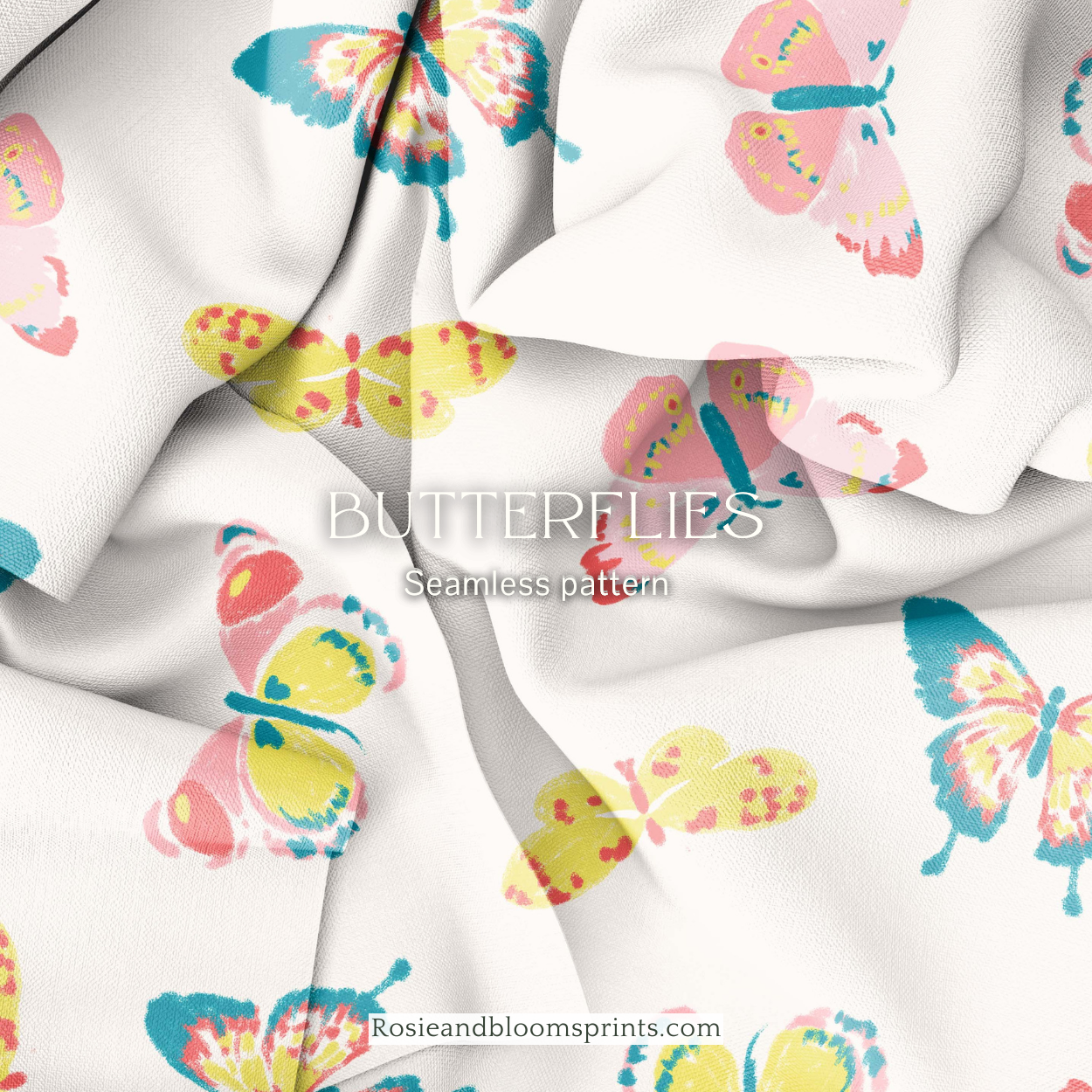 Butterflies Seamless Pattern-226