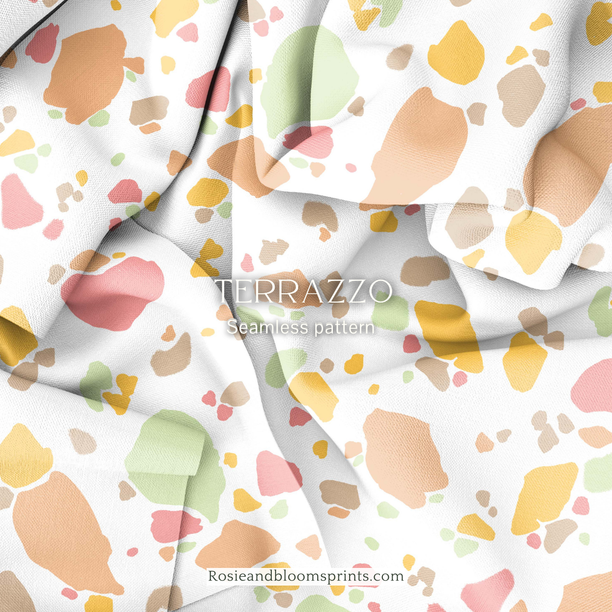 Lively terrazzo Seamless Pattern-215