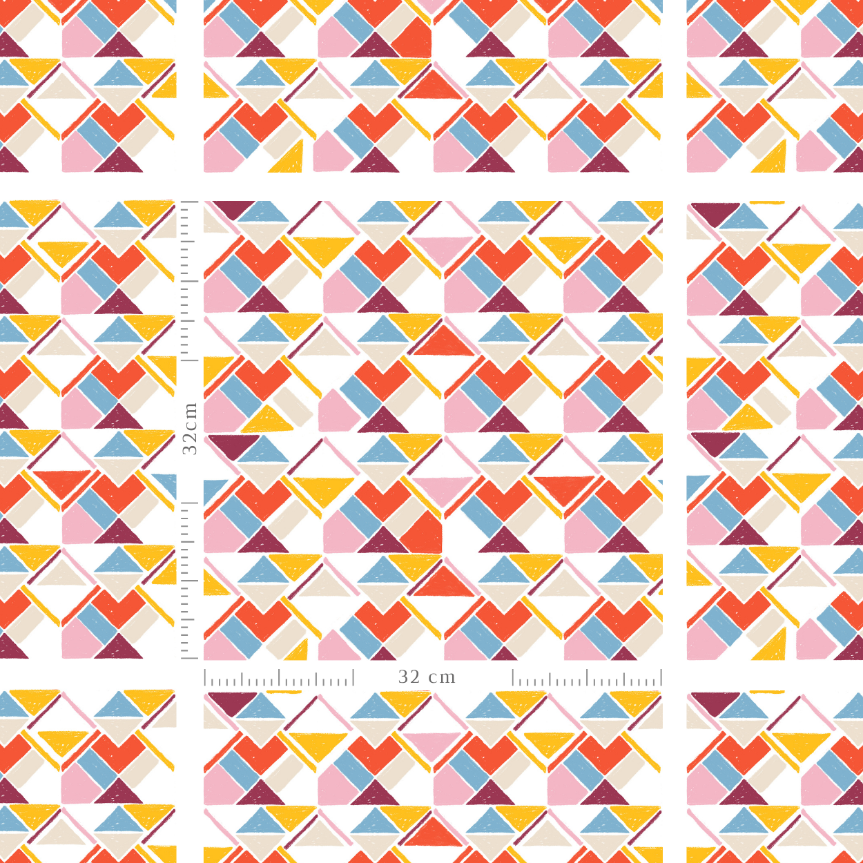Playful Geometry Seamless Pattern-230