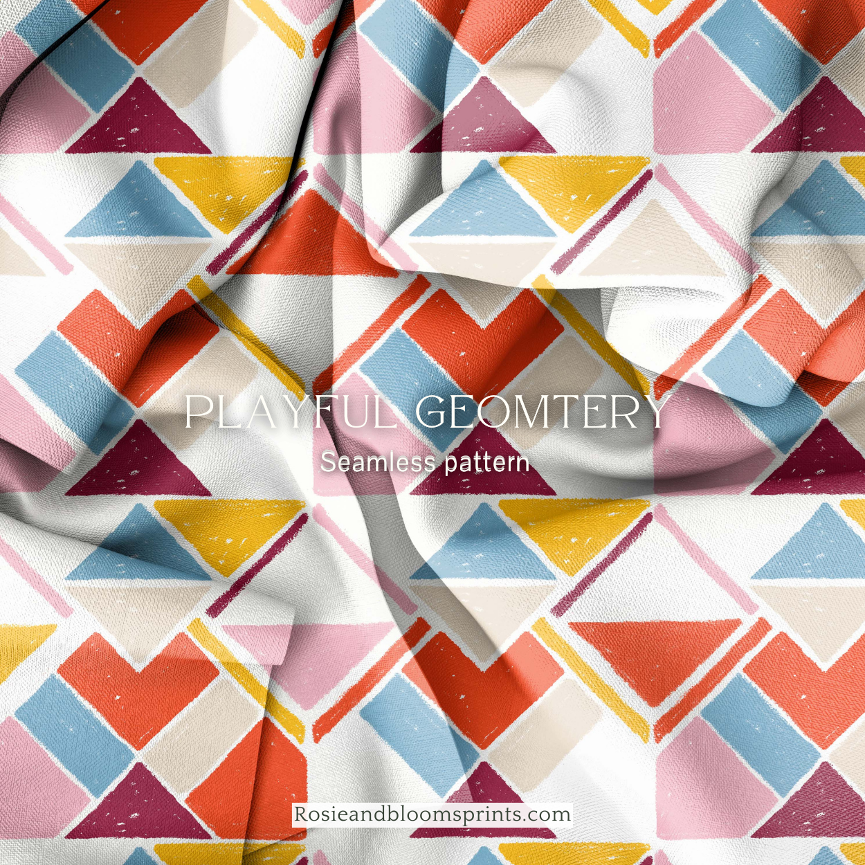 Playful Geometry Seamless Pattern-230