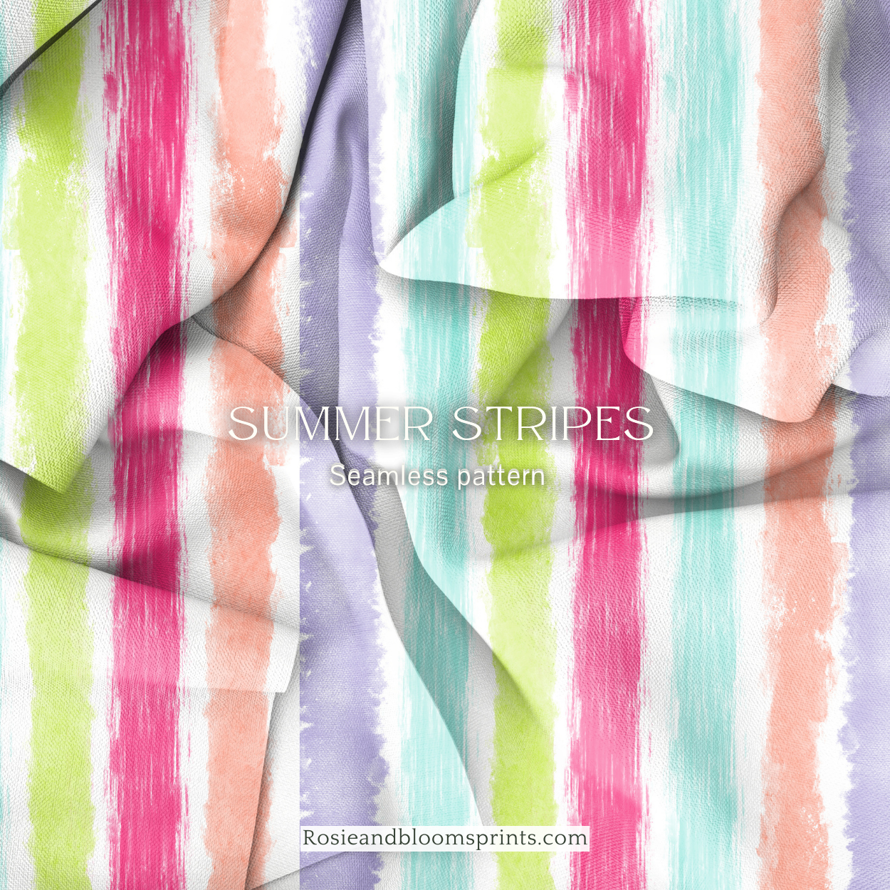 Summer Stripes Seamless Pattern-237