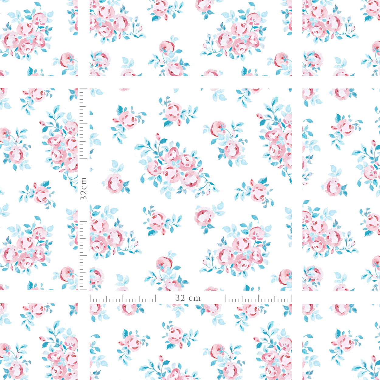 Vintage Flowers Seamless Pattern-195