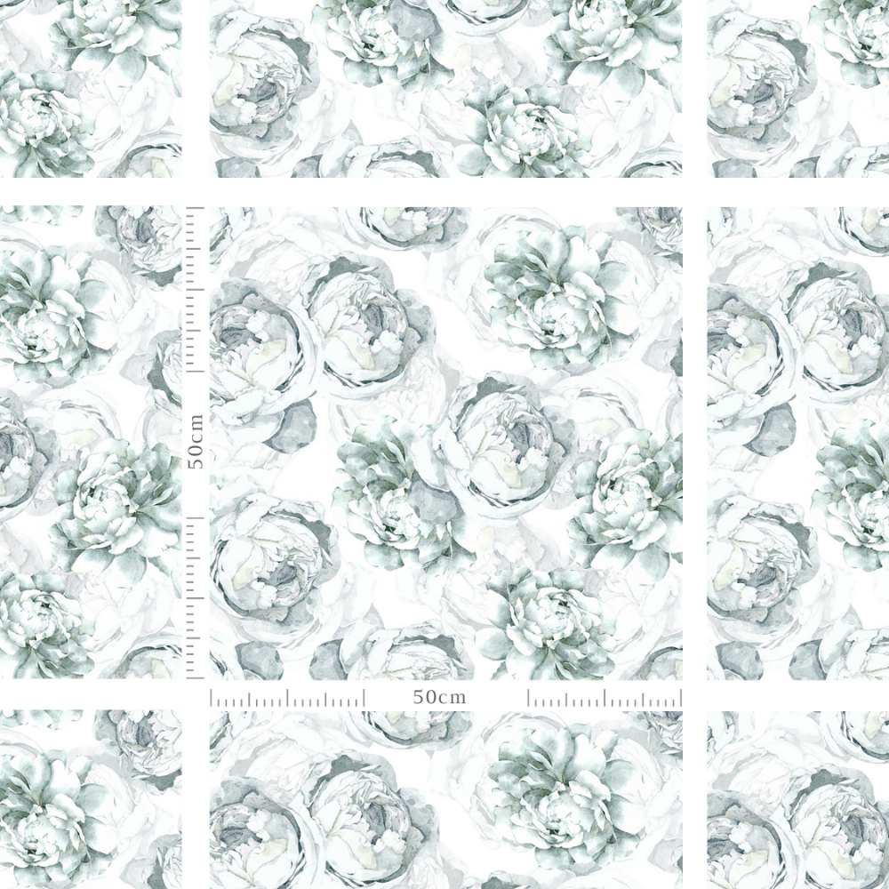 Soft Peony Seamless Pattern 