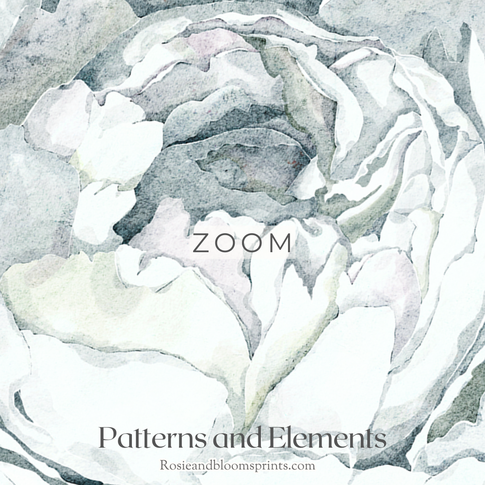 Soft Peony Seamless Pattern 