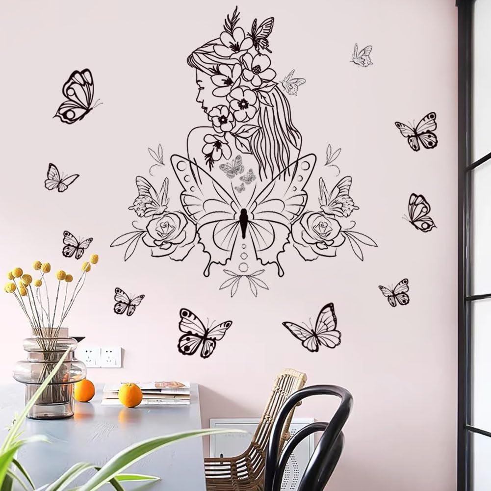 Inspirational Wall Stickers Quotes You never know how strong you are until being strong is the only choice you have Motivational Wall Decals Saying Quotes Vine Butterfly Wall Sticker for Bedroom Livin
