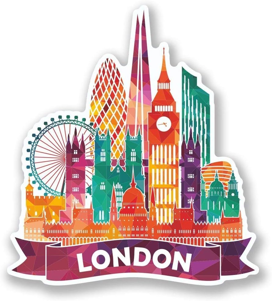 London England UK Vinyl Sticker Decal Travel 5"