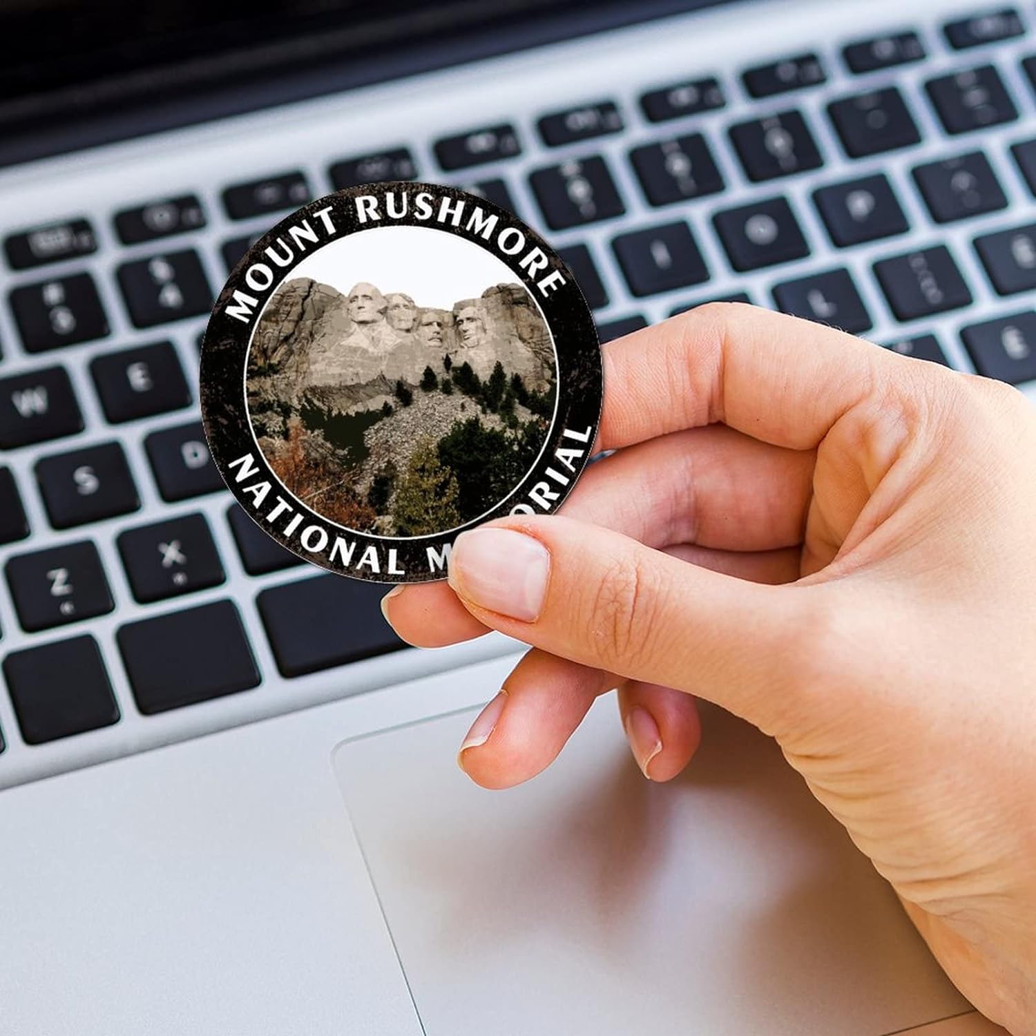 World Landmark Travel Stickers Mount Rushmore National Memorial Waterproof Travel Sticker Pack Vinyl Decal Car Bumper Stickers 1.5 Inch Laptop Phone Sticker Treat Bags Sticker 100 Pcs