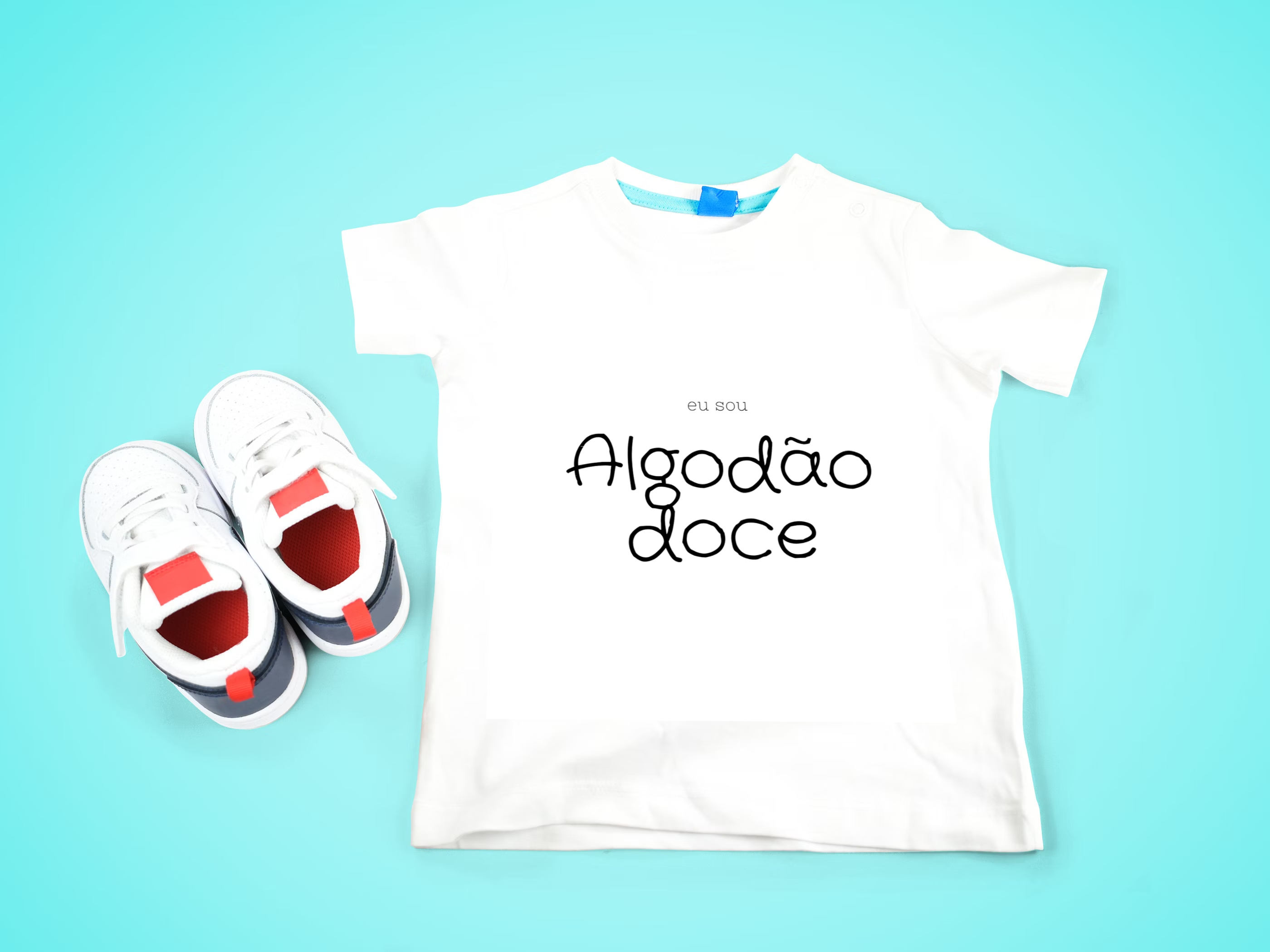 T-shirt com frase sobre mim