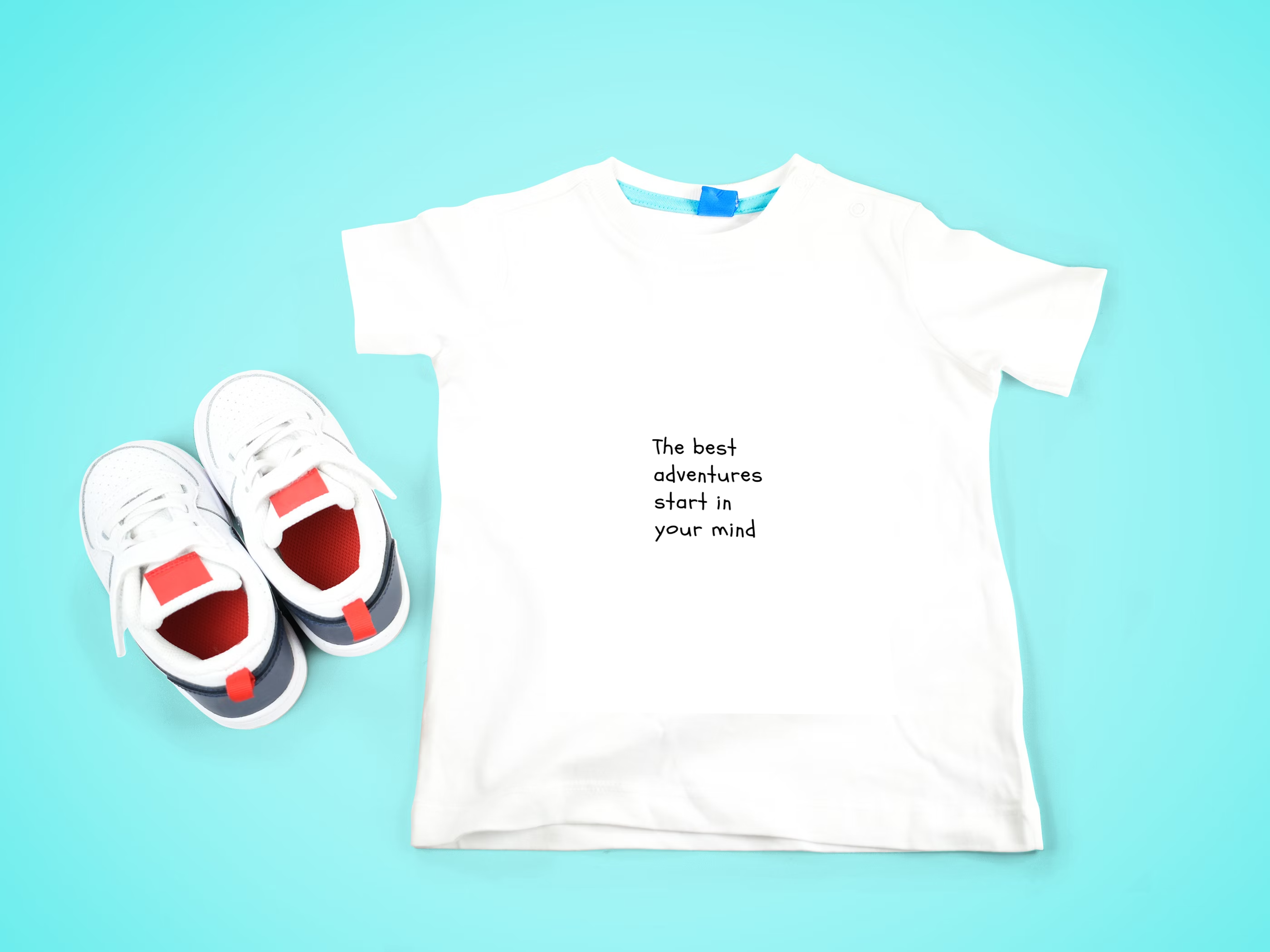 T-shirt com frase inspiradora