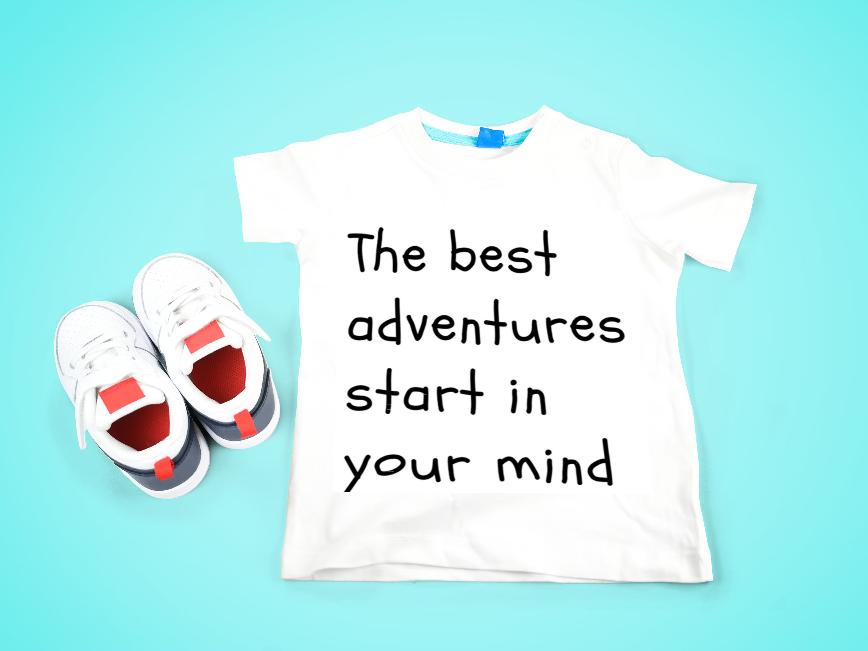 T-shirt com frase inspiradora