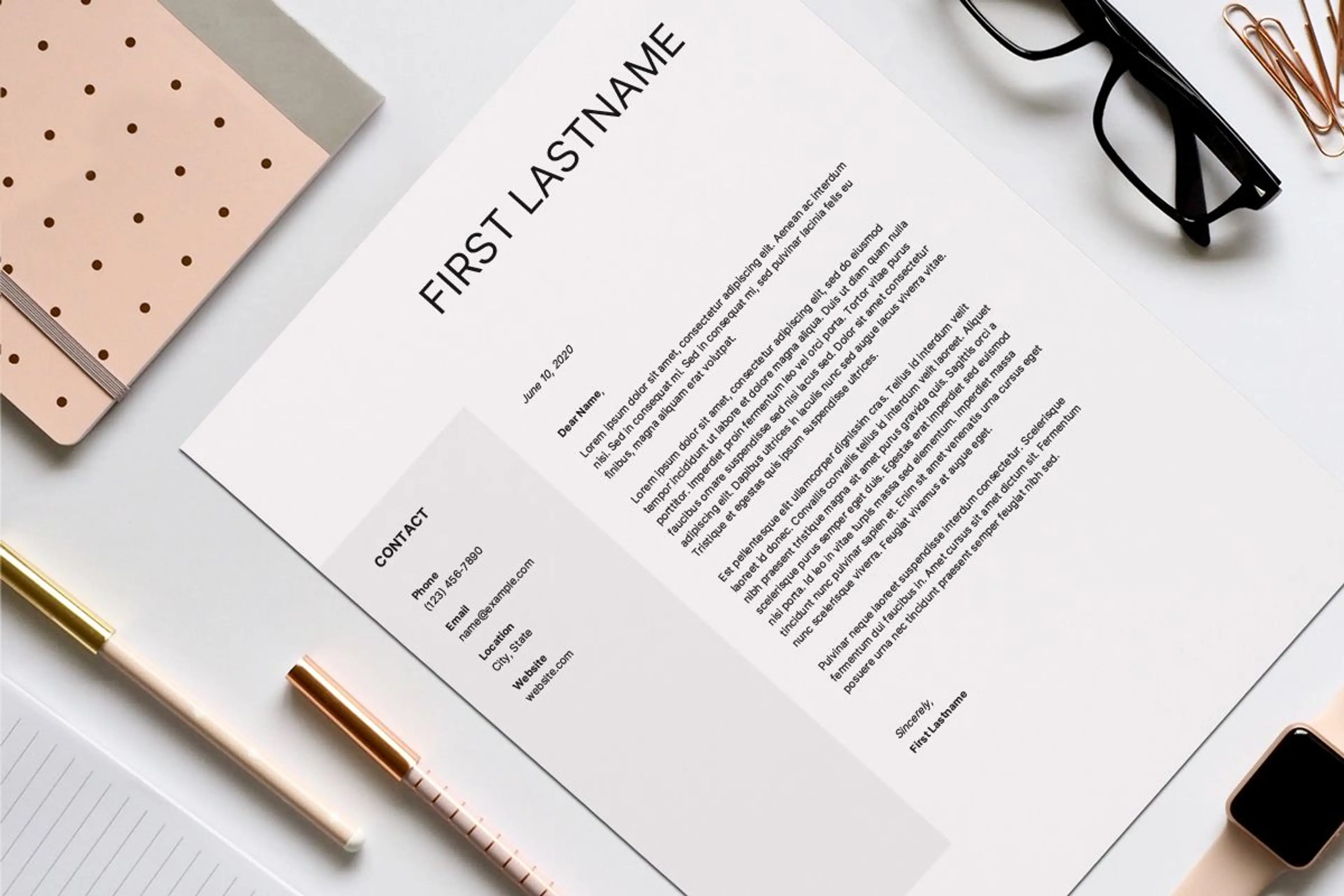 Coverletter writing