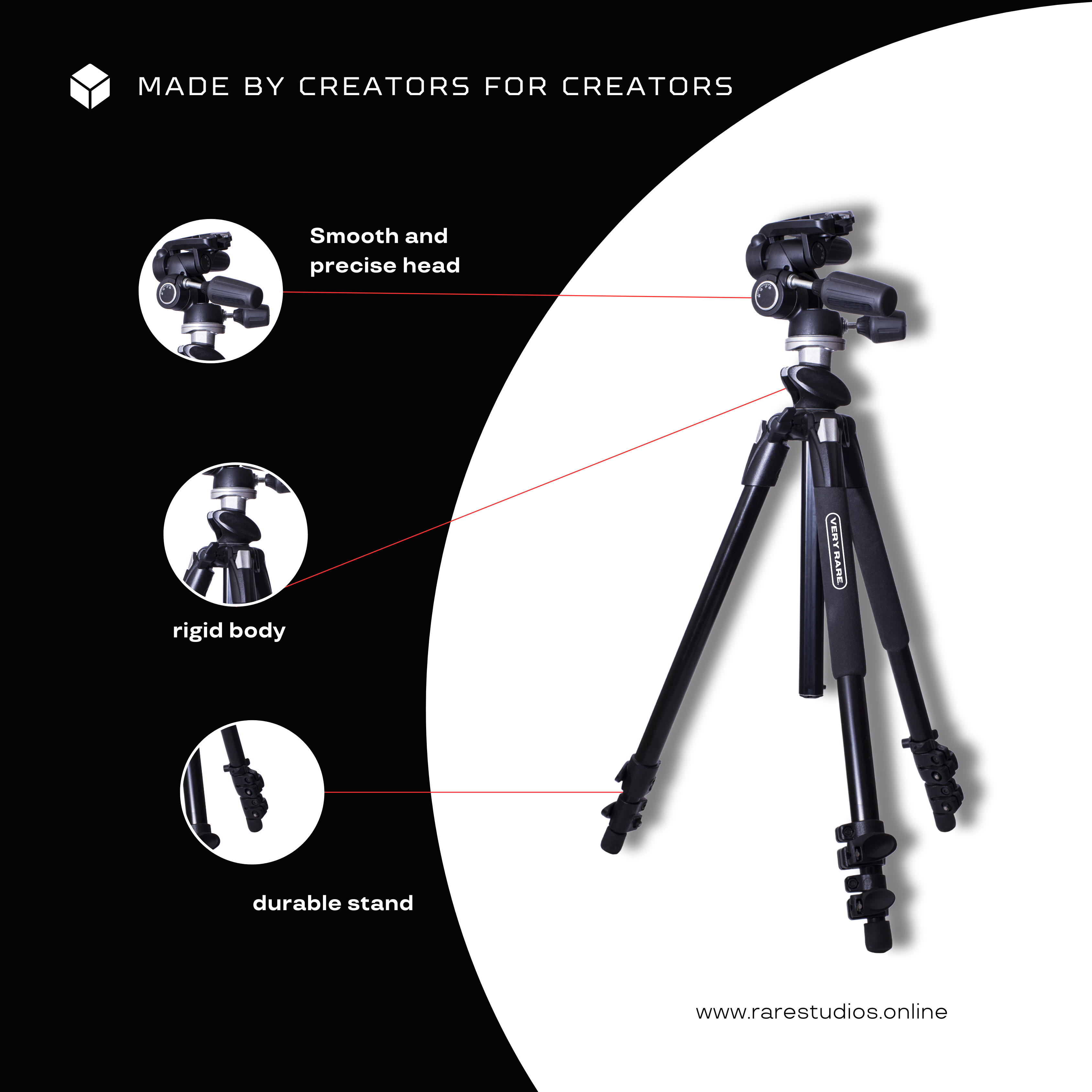VERY RARE 160cm Camera Tripod.