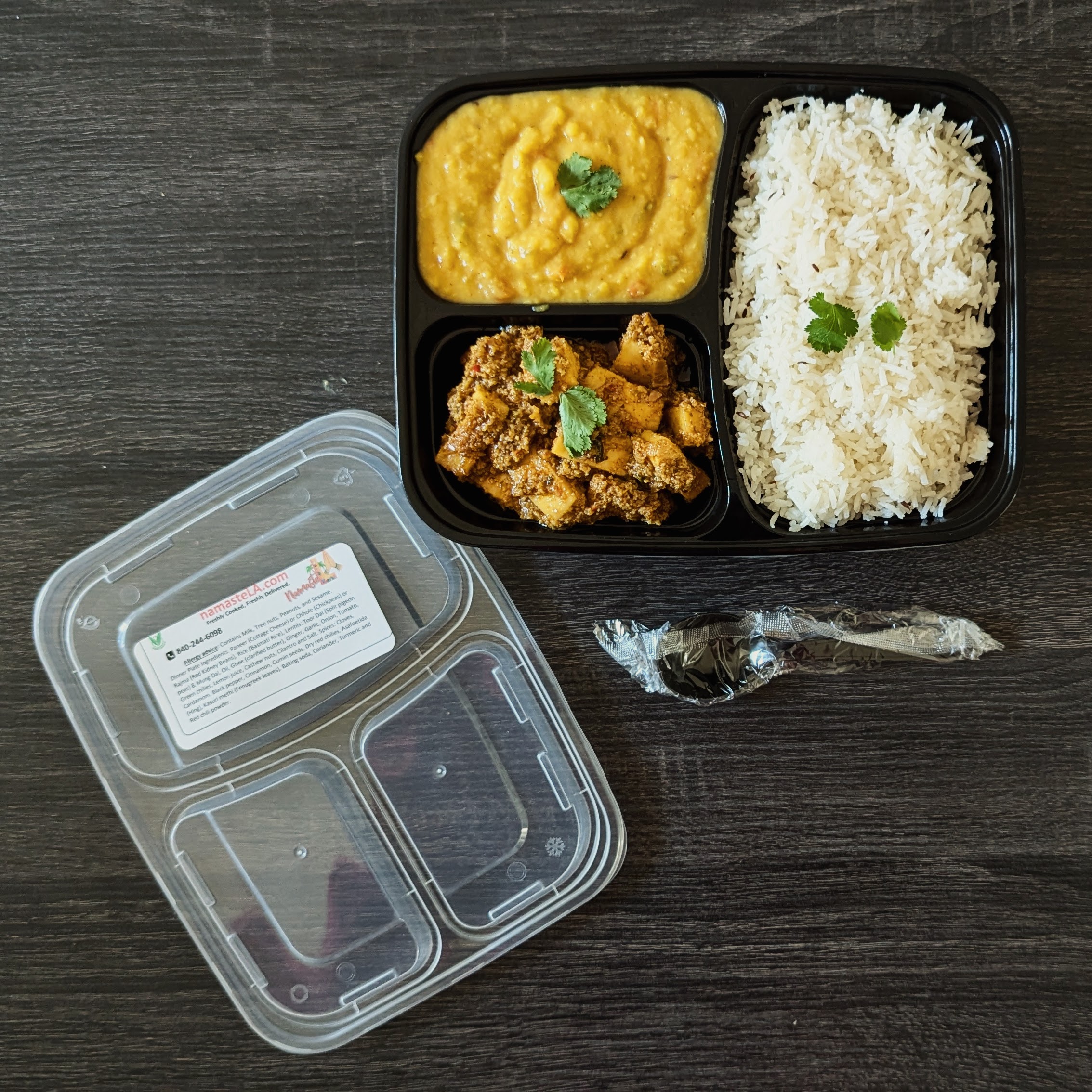 Chhole Masala Meal Plate 