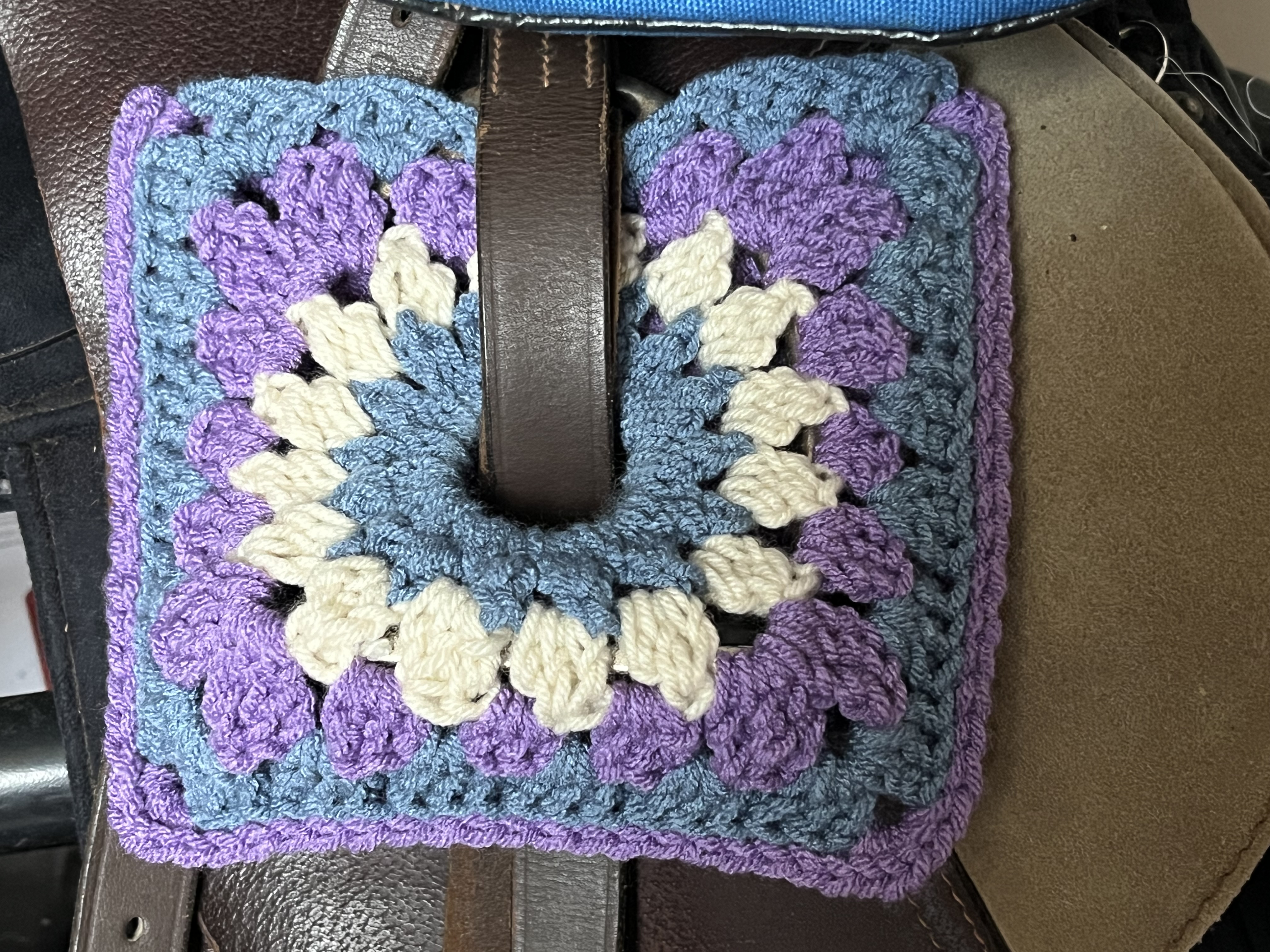 English Stirrup Cover Retro Granny Style