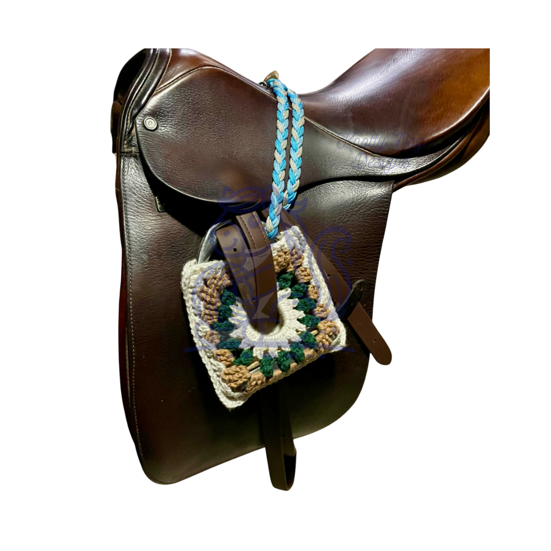 Crochet Stirrup Cover Pattern Granny Style