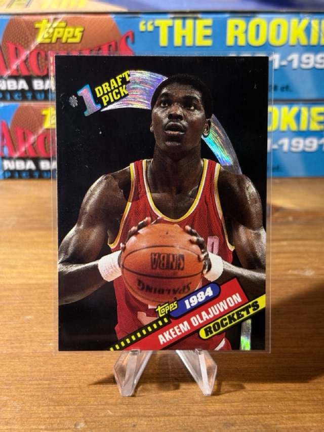 1992-93 Topps Archives - Akeem Olajuwon - Houston Rockets - 4