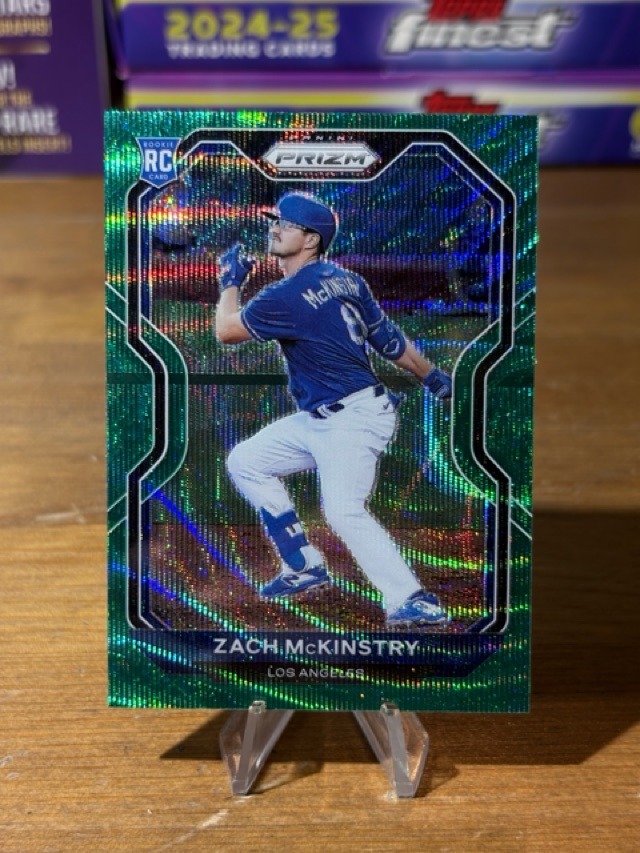 2021 Panini Prizm - Green Wave Prizm - Zach McKinstry - Los Angeles Dodgers - 92