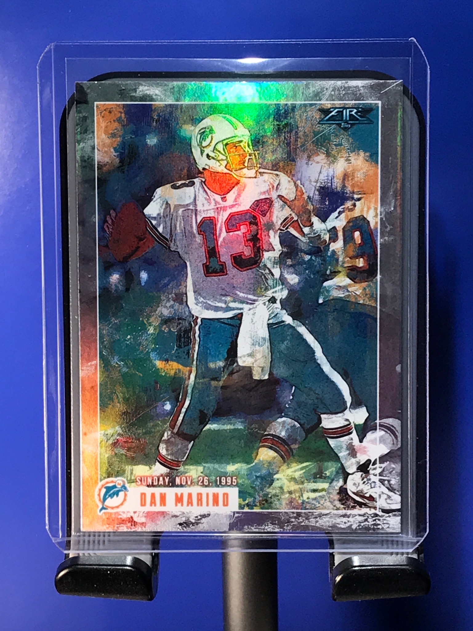 2015 Topps Fire Transcendence Touchdowns Dan Marino Holo #TT-DM