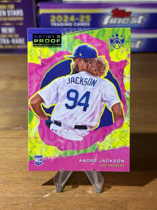 2022 Panini Diamond Kings - Artist's Proof Blue - Andre Jackson - Los Angeles Dodgers - 156