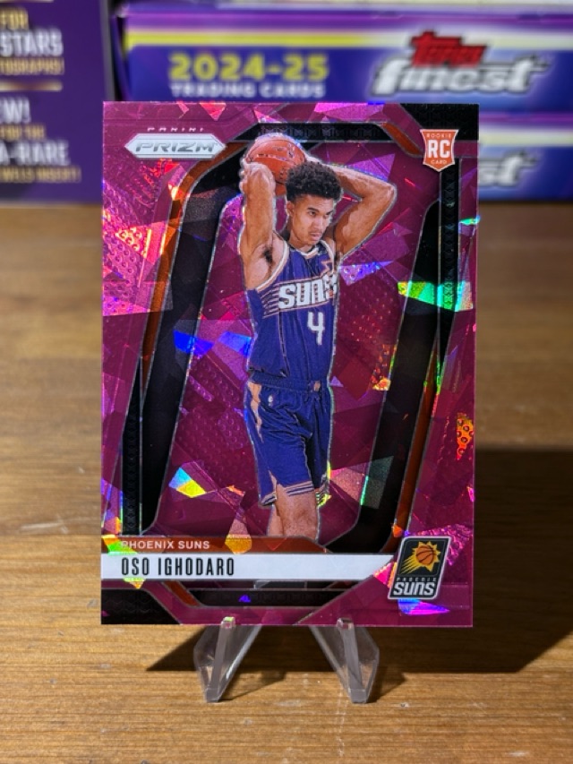 2024-25 Panini Prizm - Prizms Pink Ice - Oso Ighodaro - Phoenix Suns - 245