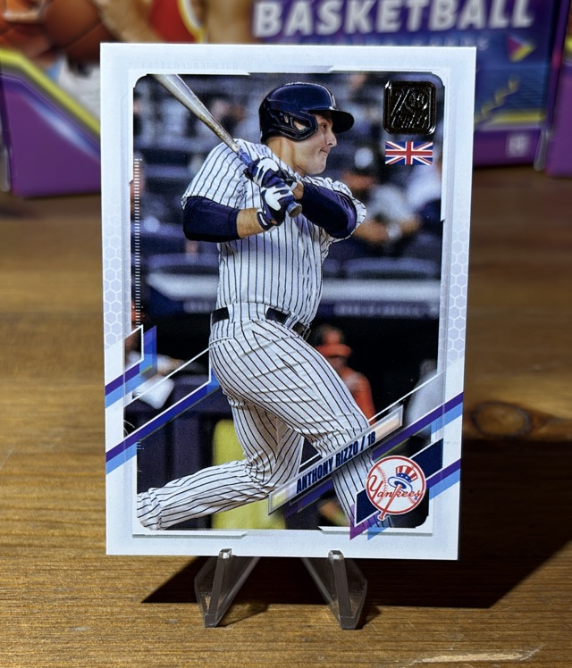 2021 Topps UK Edition - Anthony Rizzo - New York Yankees - 95