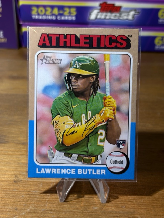 2024 Topps Heritage - Lawrence Butler - Oakland Athletics - 148