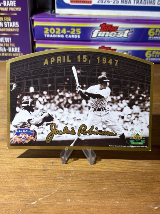 1997 Upper Deck Authenticated Jackie Robinson 50th Anniversary - Jackie Robinson - Brooklyn Dodgers - NNO