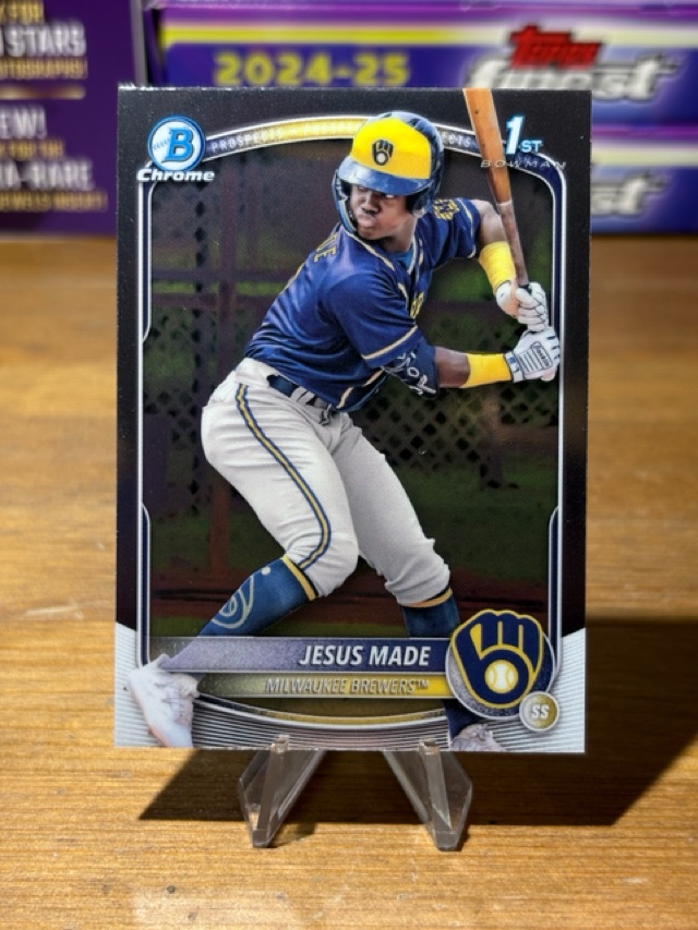 2025 Bowman - Chrome Prospects - Jesus Made - Milwaukee Brewers - BCP-50